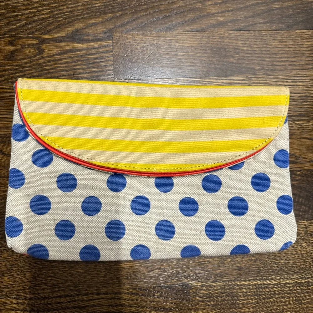 Polka Dot and Striped Clutch, 12’x7’